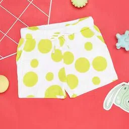 Girl Polka-Dot Print Shorts with Elasticated Waist-image-19