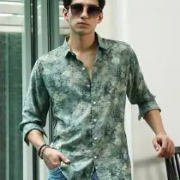 Men Floral Print Regular Fit Shirt -image-4