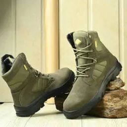Men Lace-Up Round-Toe Boots-52
