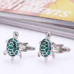 Set of 2 Turtle Studded Cufflinks-image-44