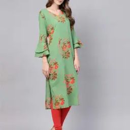 Women Floral Kurti-24