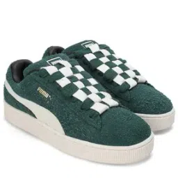 Lace-Up Sneakers With Faux Leather upper-image-6