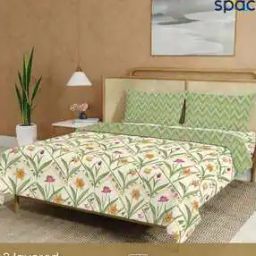 Printed Double Bedsheet Dohar Set with Pillow Covers-48
