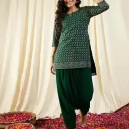 mabish by sonal jain Women Block Print Suit Set-picture-17
