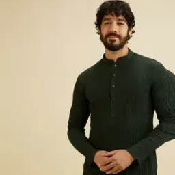 Men Self-design Long Kurta-image-50