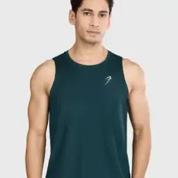 Men Sleeveless Scoop-Neck Vest-image-93