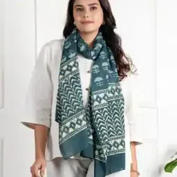  Women Cotton Printed Stoles-17