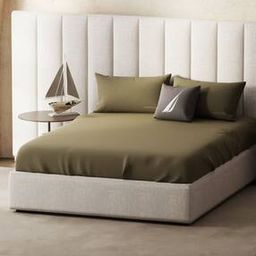  Super Soft  Cotton Xl King Size Bedsheet With 2 Pillow Covers -3pc set-37