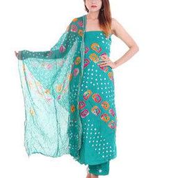 Tie & Dye Unstitched Dress Material-image-32