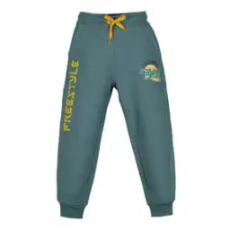 Boys Typographic Print Joggers-image-75