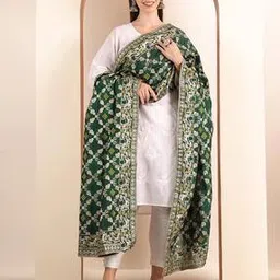 jabama Women Printed Silk Dupatta-picture-10