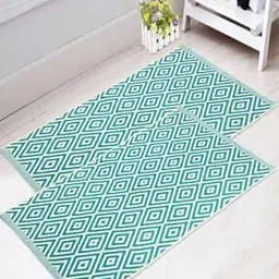 Set of 2 Super-Soft Cotton Rugs 20"X31"-35
