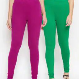 Pack of 2 Leggings with Elasticated Waistband-image-35