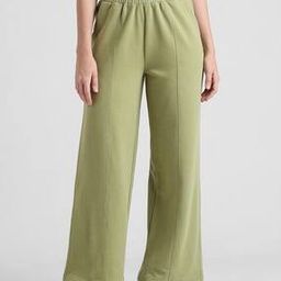 Women Wide Track Pants with Elasticated Waist-picture-7