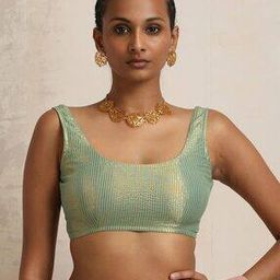 Women Embellished Back-Open Blouse-image-57