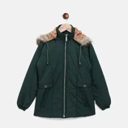 Bomber Jacket with Detachable Hood-image-69
