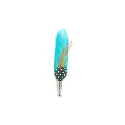 Metal Lapel Pin with Feather Applique-picture-30
