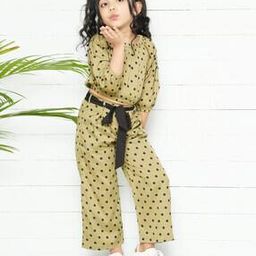 Polka-Dot Print Pants with Top-picture-4