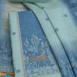 soch Women Embroidered Unstitched Dress Material-picture-1