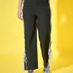 leia Women Straight Track Pants with Insert Pockets-picture-9