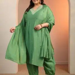  Women Embroidered  Kurta Set-image-27
