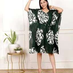 sakura Women Floral Kaftan Dress-picture-31
