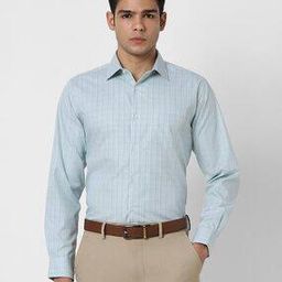 Men Checked Regular Fit Shirt with Patch Pocket-image-26