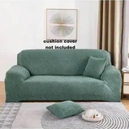 Leaf Pattern 3-Seater Elasticated Sofa Cover-41