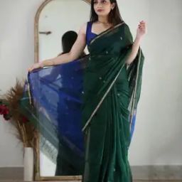 Banarasi Artsilk Traditional Half-and-Half Saree-image-15