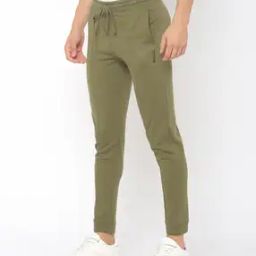 Men Slim Fit Panelled Fitted Track Pants-image-30