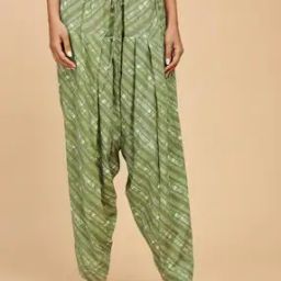 Geometric Print Salwar with Drawstring Waist-image-13