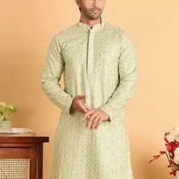 Men Embroidery Long Kurta-image-67