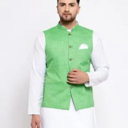 Heathered Nehru Jacket-image-28