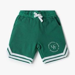 Tennis Pique Shorts with Print At Side-23