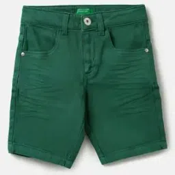 united colors of benetton Flat-Front Shorts with Slip Pockets-picture-4