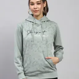 Women Micro Print Hoodie-image-39