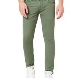 Men Low-Rise Tapered Jeans-image-4