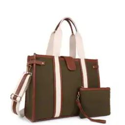 Women Tote Bag & Pouch with Detachable Straps-image-25