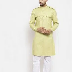 klotthe Cotton Kurta with Flap Pockets-picture-42