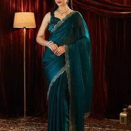 tanuka Women Traditional Saree with Unstitched Blouse Piece              -picture-22