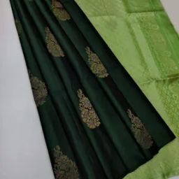 Women Floral Woven Banarasi Saree-image-13