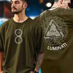 Men Graphic Print T-shirt-image-59