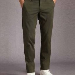 louis philippe Men Slim Fit Flat Front Pants-picture-2