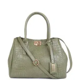 Reptilian Pattern Shoulder Bag with Detachable Strap-image-17
