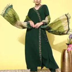 Women Angrakha Kurta Suit Set-picture-32