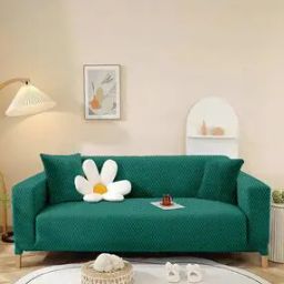 Geometric Print 3-Seater Sofa Cover-18
