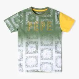 Ombre-Dyed Crew-Neck T-Shirt-image-33