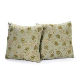 Set of 2 Embroidered Cushion Covers 16" x 16"-image-87