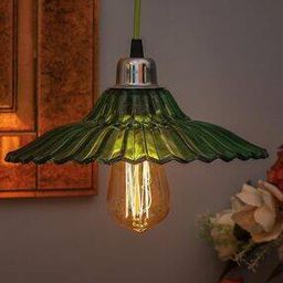 Glass Lighting Ceiling Lamp with Bulb-51