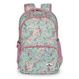 Floral Print Backpack with Adjustable Strap-10